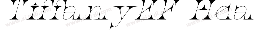 TiffanyEF HeavyItali字体转换